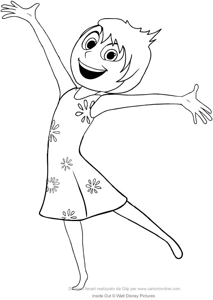 61 Inside Out Coloring Pages Free Printable 38