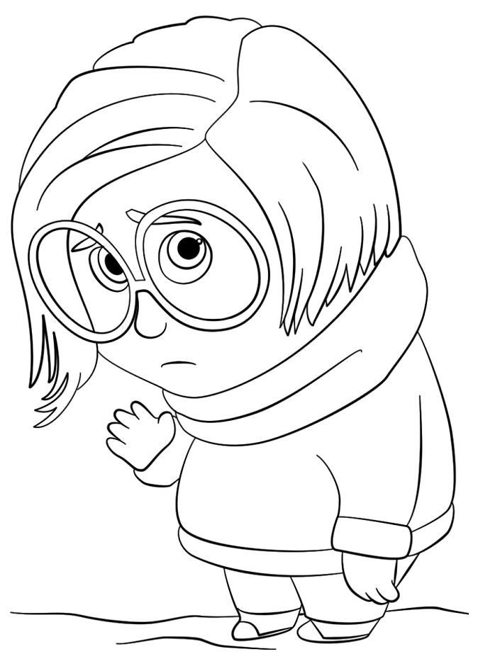 61 Inside Out Coloring Pages Free Printable 43