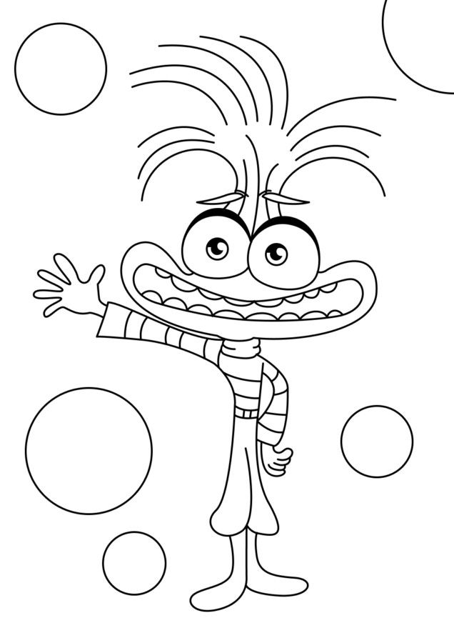 61 Inside Out Coloring Pages Free Printable 44