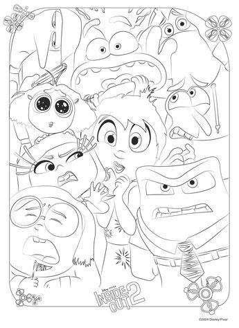 61 Inside Out Coloring Pages Free Printable 57