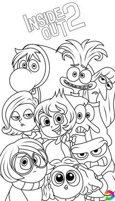 61 Inside Out Coloring Pages Free Printable 60