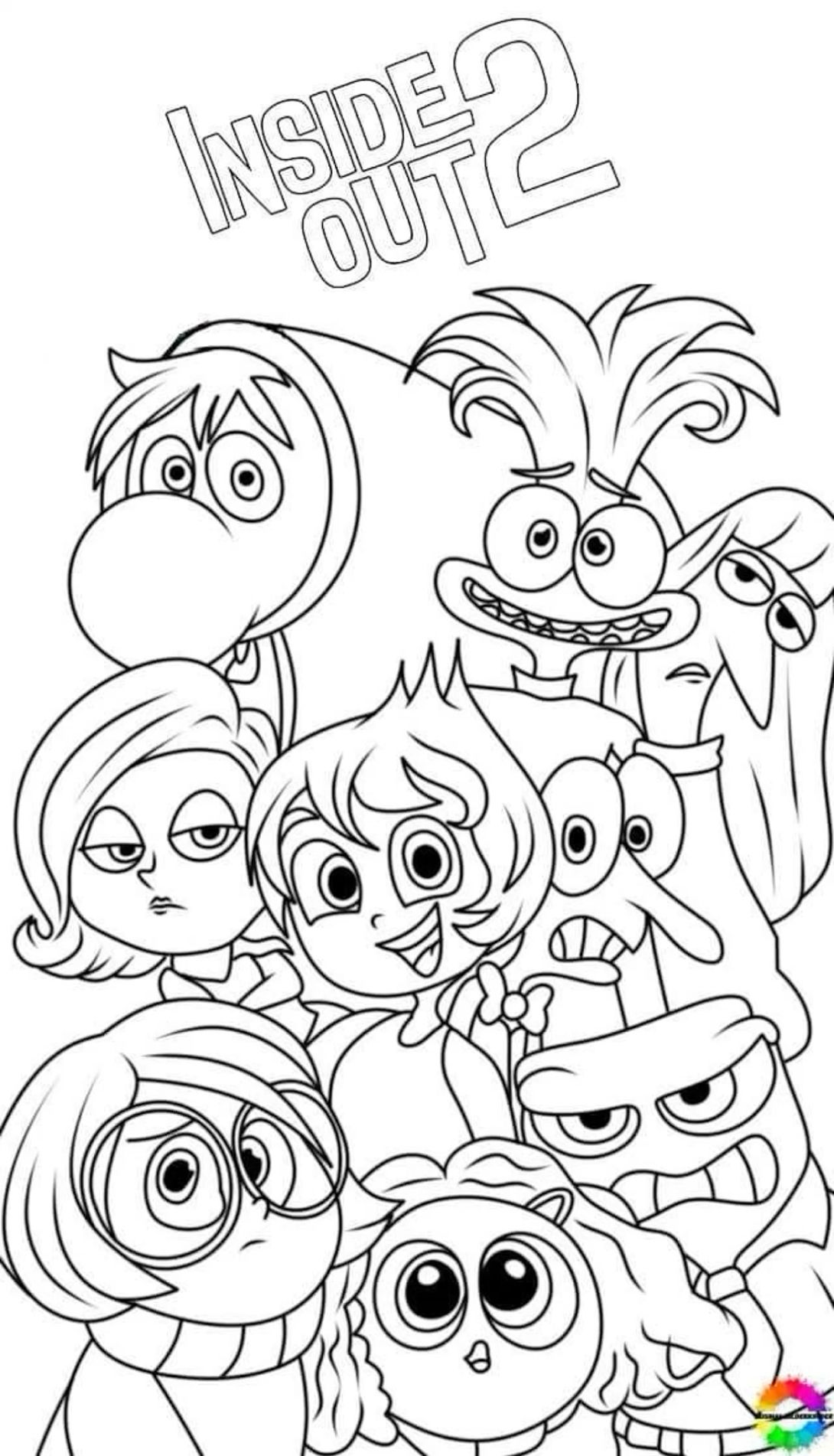 61 Inside Out Coloring Pages Free Printable 7