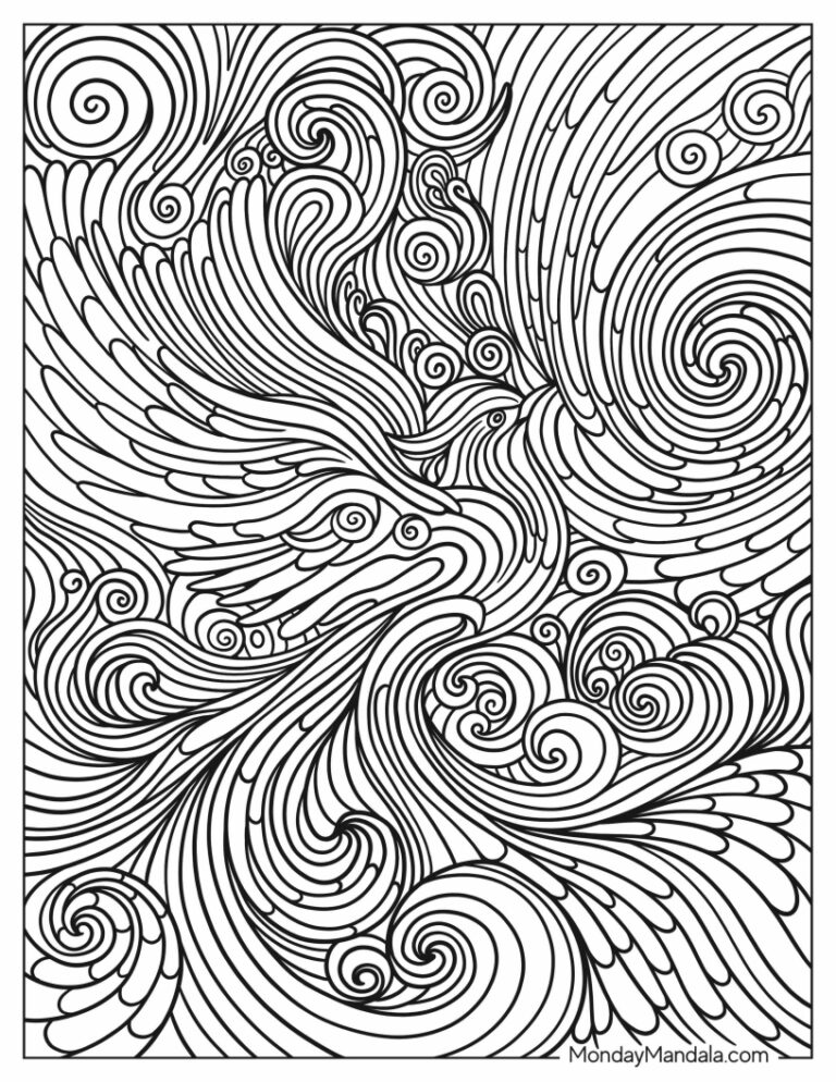 10 Abstract Coloring Pages to Unwind and Unleash Your Creativity