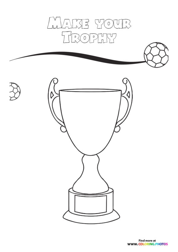 10 World Cup Trophy Coloring Pages for Football Fans of All Ages