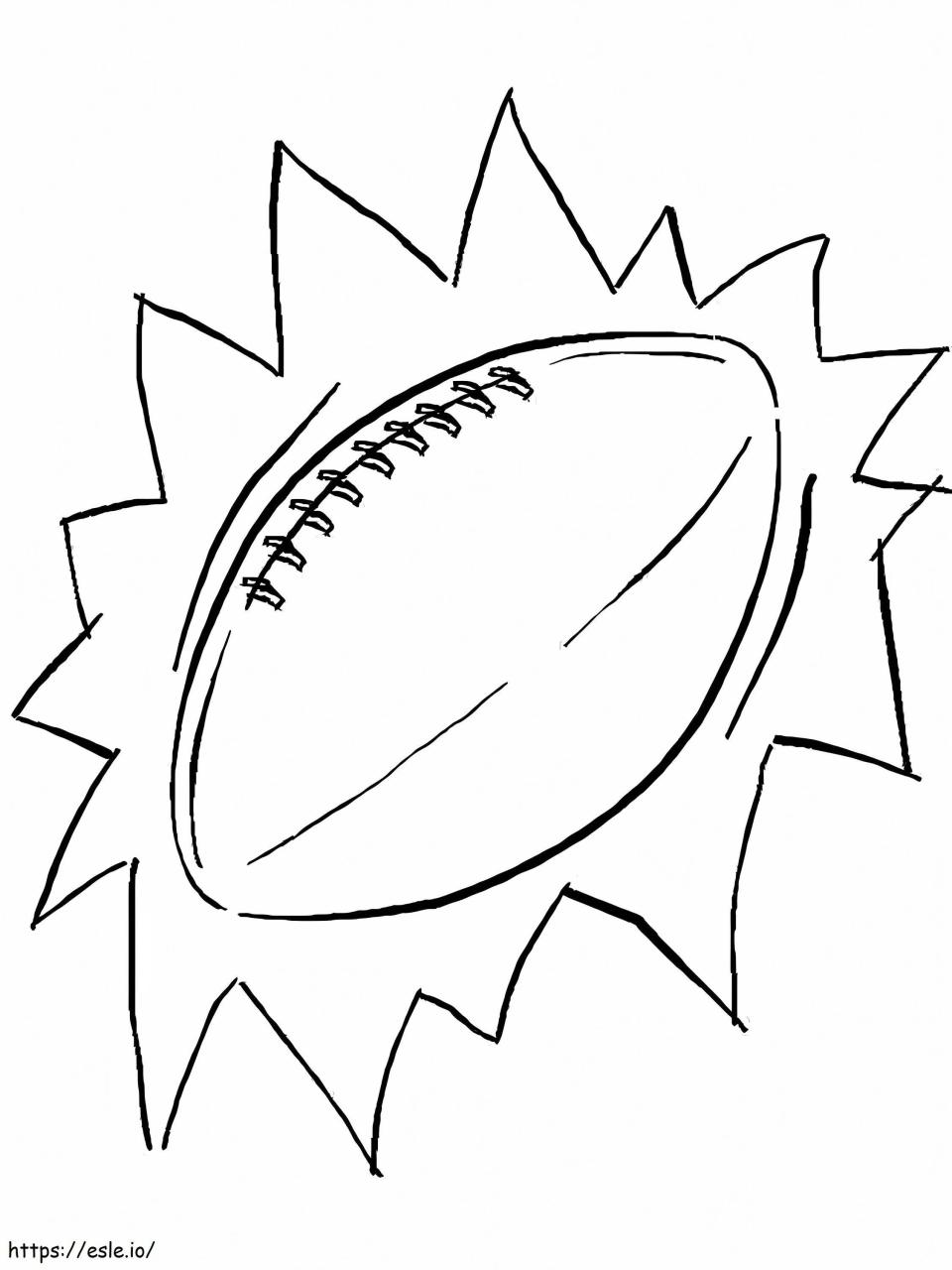 10 American Football Ball Coloring Pages for Gridiron Enthusiasts