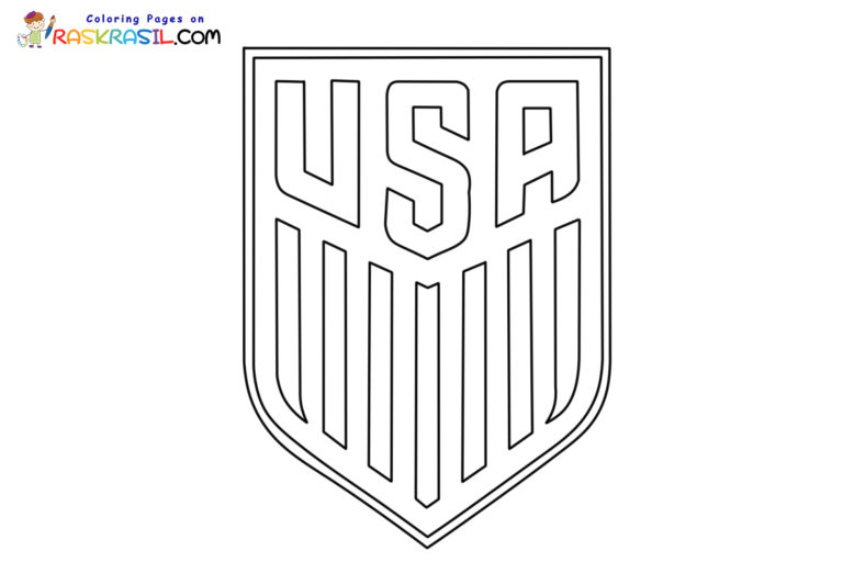 10 USA Soccer Coloring Pages for Kids and Adults