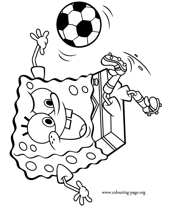 10 SpongeBob Soccer Coloring Pages to Ignite Your Child's Creativity