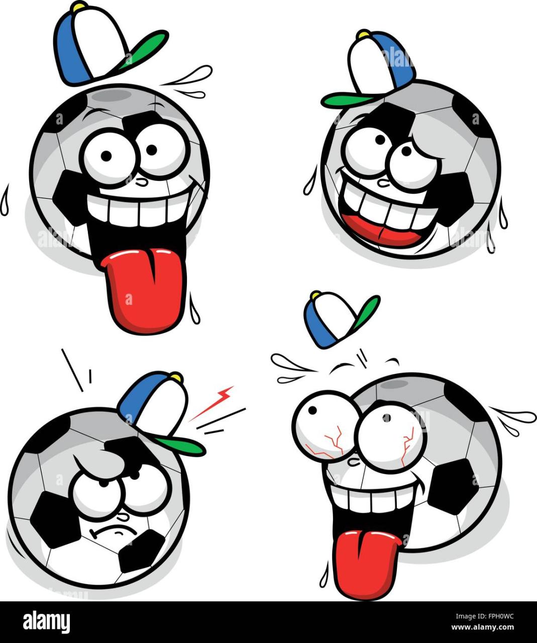 10 Cartoon Soccer Balls with Faces: Bringing the Game to Life