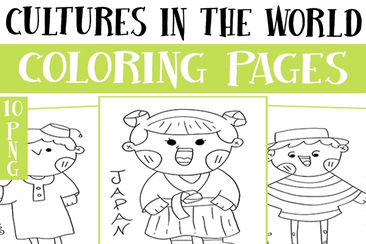 10 World Culture Coloring Pages for an Immersive Cultural Adventure