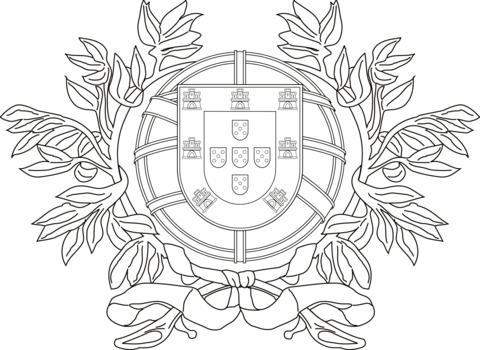 10 Portugal Crest Coloring Pages for a Creative Adventure