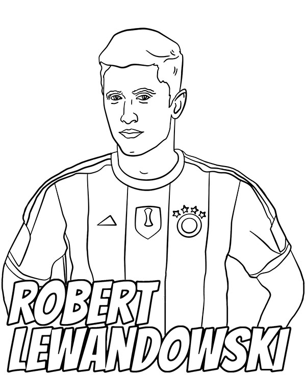 10 Robert Lewandowski Coloring Pages for Football Fans of All Ages