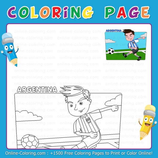 10 Argentina Soccer Coloring Pages to Unleash Your Artistic Passion