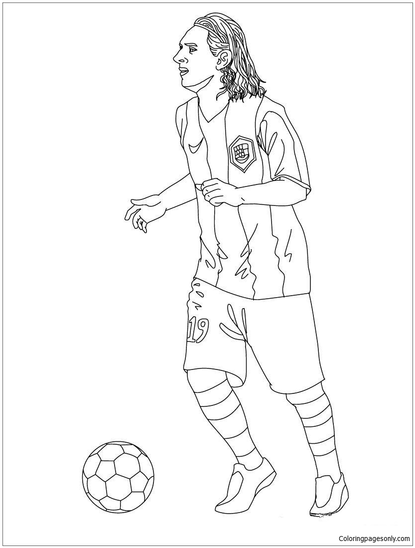 Soccer Coloring Pages Messi Free Printable 29