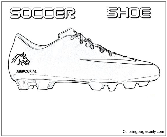 10 Captivating Soccer Shoes Coloring Pages for Budding Artists