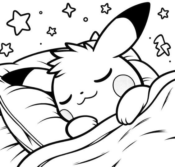 24+ Pikachu Coloring Pages Free Printable 24